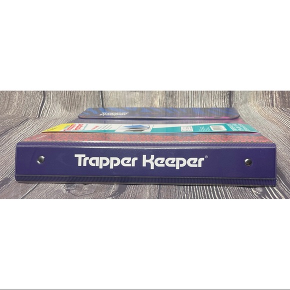 Mead Trapper Keeper Binder Vtg Style 80 90s Animal - Picture 3 of 4